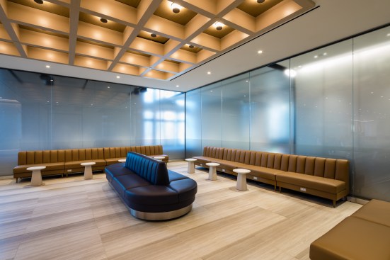 Amtrak lounge