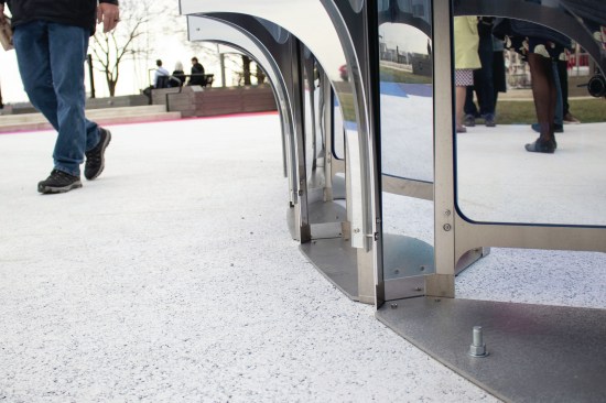 "Mirror Mirror" designed by SoftLab installed at Waterfront Park in Alexandria, Va.