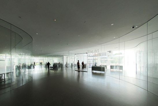 Enveloped in glass. Glass Pavilion by SANAA, Toledo Art Museum, Toledo, Ohio, 2006.