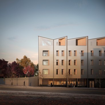 The modular Model-C apartments by Generate and Placetailor is scheduled for completion by the end of 2021.