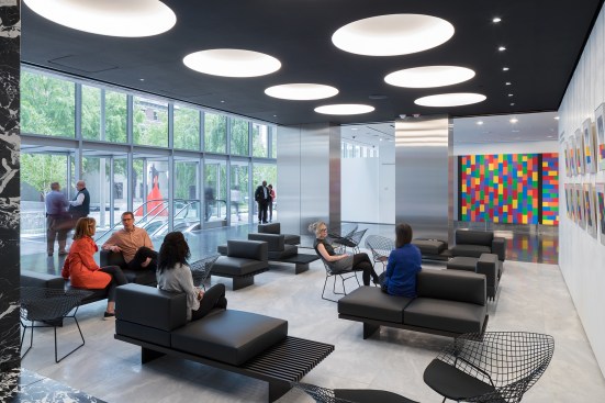View of The Marlene Hess and James D. Zirin Lounge