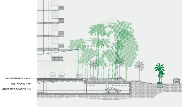 Monad Terrace section