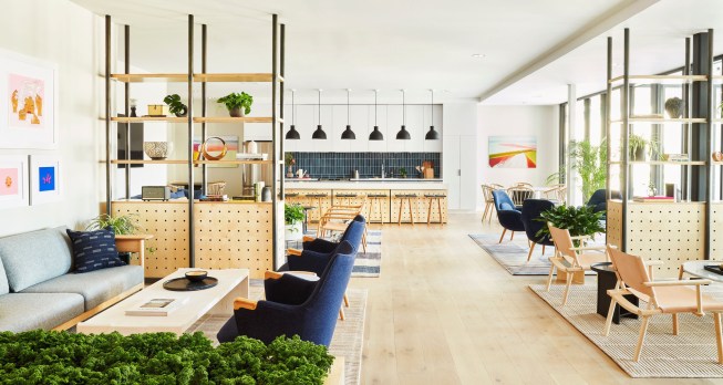 At Mya, a multifamily project in Salt Lake City, the interiors echo minimalism found in Japanese architecture and the striking patterns of the nearby Bonneville Salt Flats.