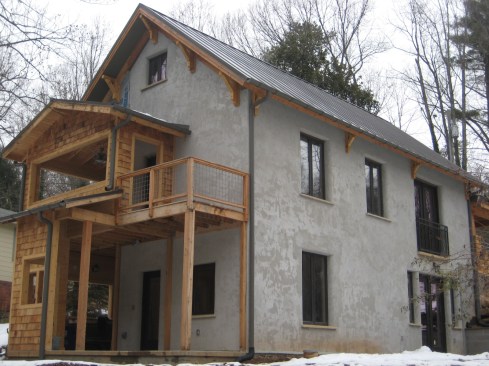 The NauHaus in Asheville, N.C. is made of hemp and available for rent via Airbnb.