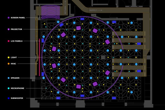 Reflected ceiling plan