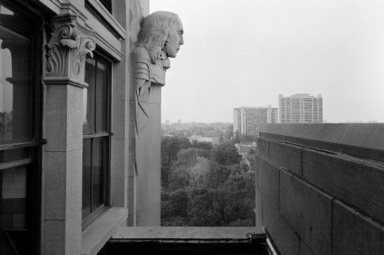 Exterior detail on the Board of Education Building in Philadelphia