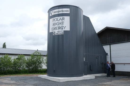 Polar Night Energy’s sand battery.