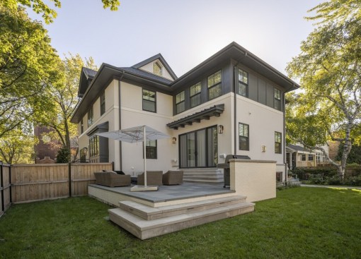 A 119-year-old Tudor home redesigned by Wilder Architecture in Chicago that puts sustainability at the forefront