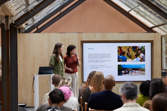 Irina Ursea and Silvia Niculae of ArhiPera spoke at re:arc institute’s Greenhouse Sessions in Copenhagen. The two-day event brought together architects, designers, and activists to discuss reimagining relationships with the natural environment.