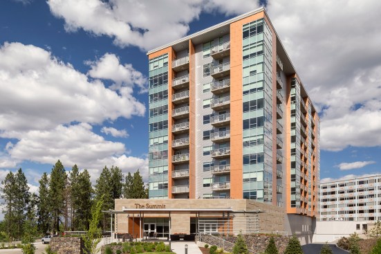 The Summit, at Rockwood's South Campus, in Spokane, Wash., designed by Perkins Eastman