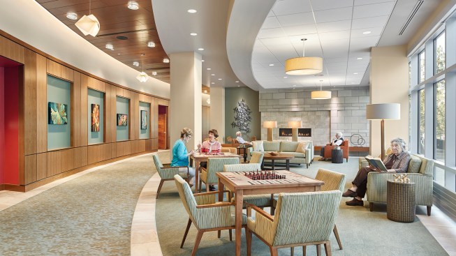 The Summit offers a range of amenities and social spaces.