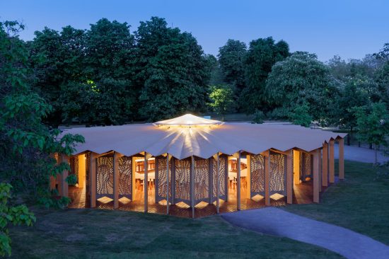 Serpentine Pavilion 2023 exterior view