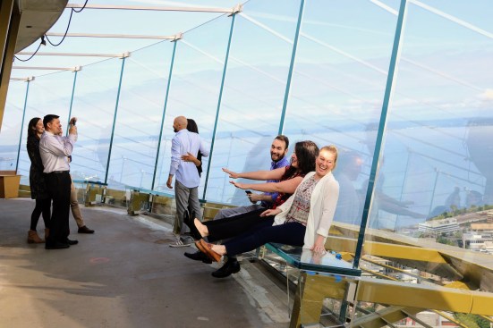 Outdoor observation deck