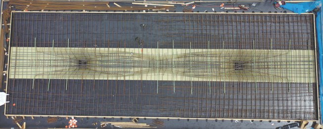 Rebar layout and construction