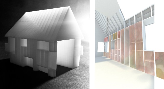 Designed to complement the style of its landmarked neighborhood in New Jersey’s Cape May, the Stowaway House will host both guests and beach gear, the latter of which will occupy storage spaces defined by the rhythm of the wood frame structure.