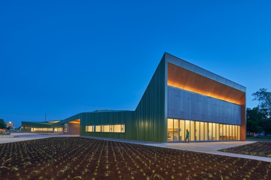 Exterior, "Reels" Administrative and Arts Building