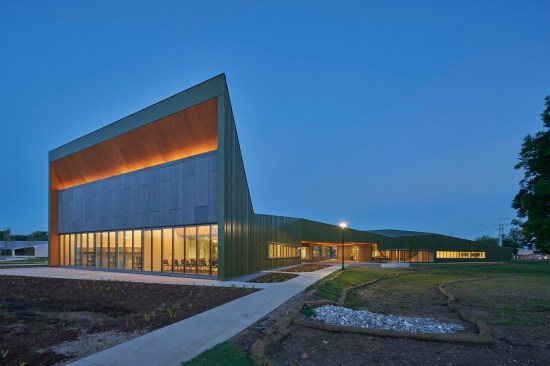 Exterior, "Reels" Administrative and Arts Building