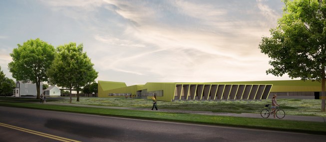 The Reels building at the Thaden School