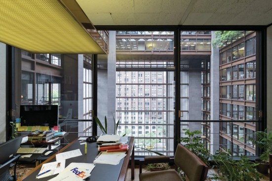 Ford Foundation Headquarters in New York, by Kevin Roche and John Dinkeloo Associates.