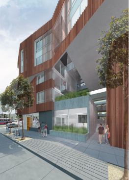 Wavehouse is designed to meet San Francisco’s green building code. Permeable pavers aid stormwater drainage, while opportunities for cross-ventilation and daylighting abound.