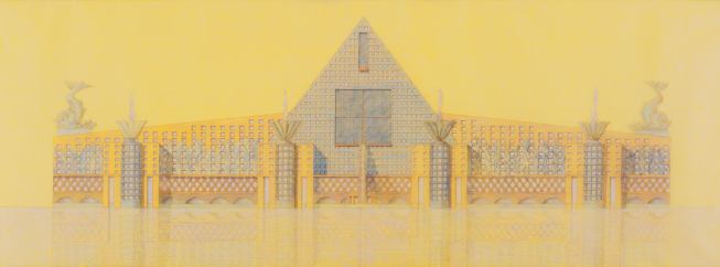 Dolphin Hotel, main façade elevation.