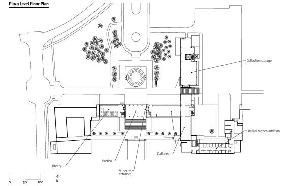 Plaza-level floor plan.
