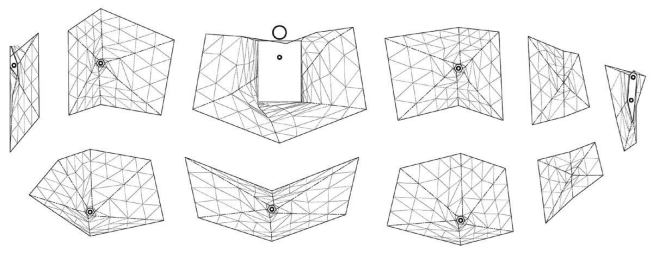 Detailed computer studies of the canopy columns and its overall geometry allowed for components to be made off-site, then shipped and assembled.