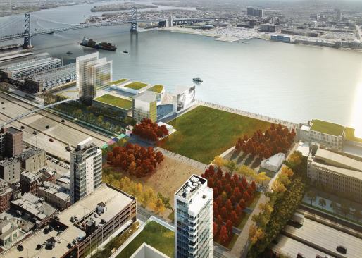 KieranTimberlake, Olin Studio, and Cooper, Robertson & Partners collaborated on this Delaware River waterfront master plan.