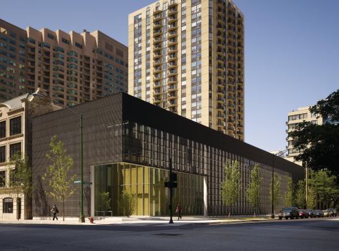 The Poetry Foundation building, designed by John Ronan Architects