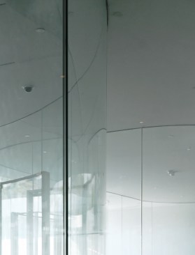 The Glass Pavilion of the Toledo Museum of Art in Ohio