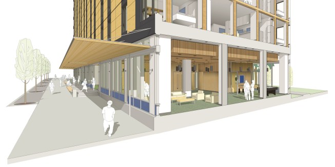 Brock Commons ground-floor spaces