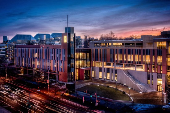 The University of the District of Columbia's student center, designed by Michael Marshall Design and CannonDesign