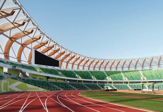 University of Oregon's Hayward Field Stadium by SRG Partnership