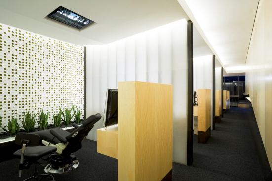 Photograph Â© Mitch Tobias (415) 647-0242 www.mitchtobias.comNo Property Release.Washington Square Park Dental in San Francisco, California. David Montalba, architect. (Montalba Architects)