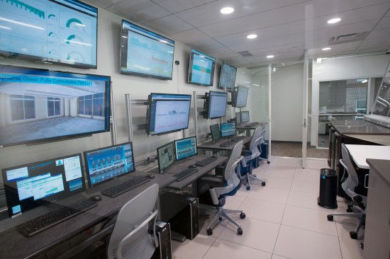 Well Living Lab's control center