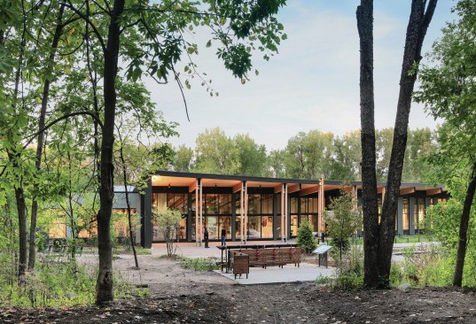 The COTE Top Ten Award–winning Westwood Hills Nature Center in St. Louis Park, Minn., designed by HGA.