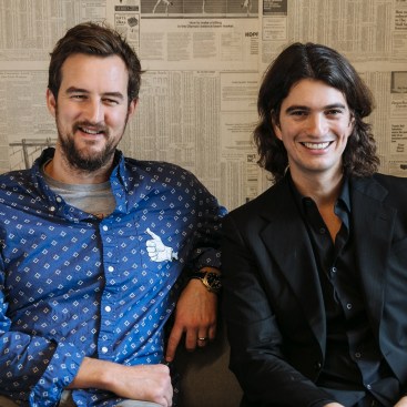 WeWork was cofounded by Miguel McKelvey, chief creative officer, and Adam Neumann, CEO.
