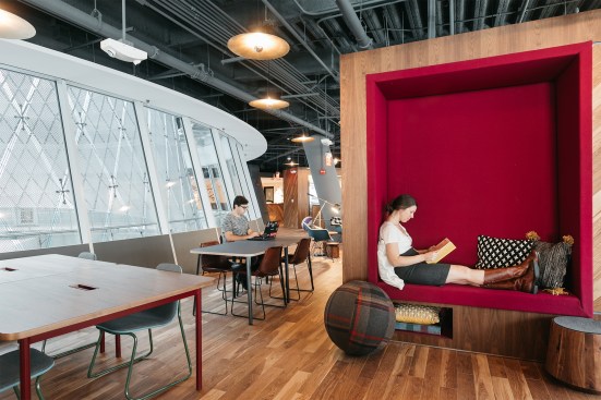 WeWork Fulton Center Commons in New York City