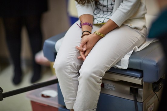 A patient at a Whole Woman's Health Clinic in Austin