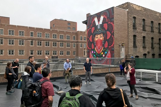 Rooftop discussion, World of Matter: Mobilizing Materialities