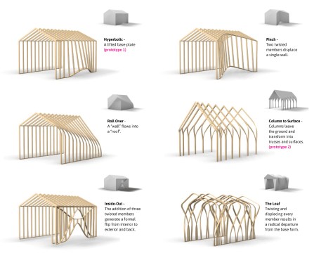 Framing possibilities through zippered wood